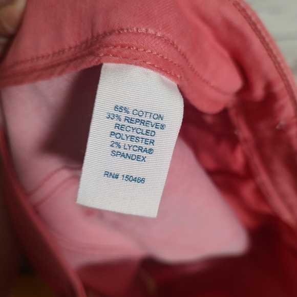 Market & Spruce High Rise Stretch Shorts Coral Size 8 NWT - Picture 5 of 5